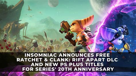 Insomniac Announces Free Ratchet And Clank Rift Apart Dlc And New Ps