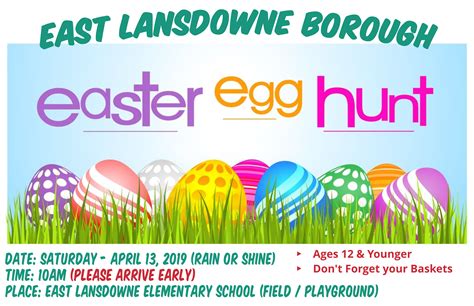 Easter Egg Hunt East Lansdowne