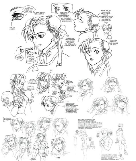 Street Fighter 2 Anime Character Sheets Personaggi Personaggi Anime Creativo
