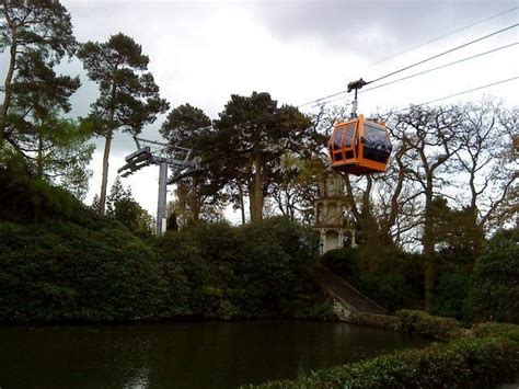 Cable Cars At Alton Towers Staffordshire England Alton Tower