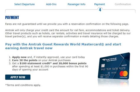 Apply today for the amtrak guest rewards® mastercard® credit card and get an offer to receive extra bonus reward points after qualifying purchases to help you take your next trip. Bank of America Amtrak Card: $100 Statement Credit & 20,000 Bonus Points - Doctor Of Credit