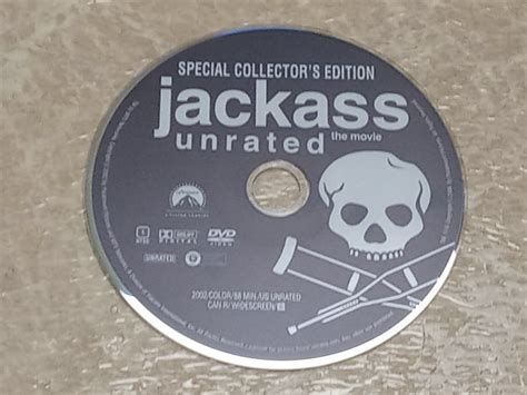 New Jackass The Movie 1 Dvd 2002 Unrated Special Collectors Edition