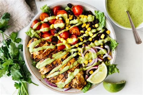 Southwest Grilled Chicken Salad Recipe 👨‍🍳 Quick And Easy