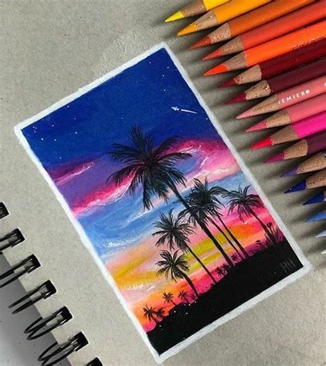 Check spelling or type a new query. Colored pencil sunset by paperdoodles http://webneel.com ...