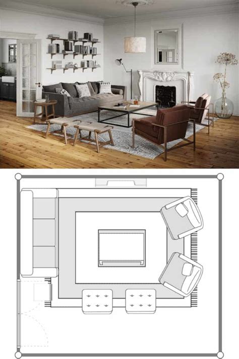 12 X 12 Living Room Layout