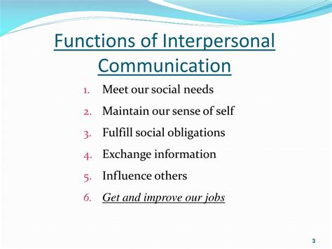 Interpersonal Meaning