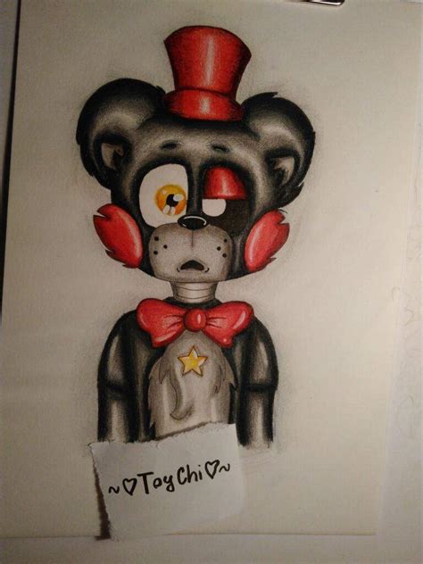 Fnaf Lefty Coloring Page Fnaf 6 Lefty Drawing~ 40 000 Rep Points