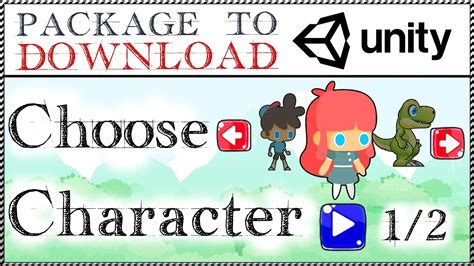 Example Of A Character Selection Menu In Unity Part 1 Download