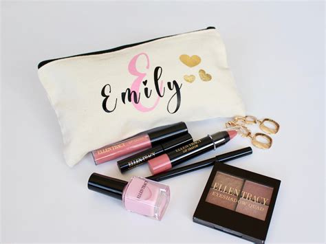 Personalized Makeup Bag Custom Cosmetic Bag Personalized Etsy