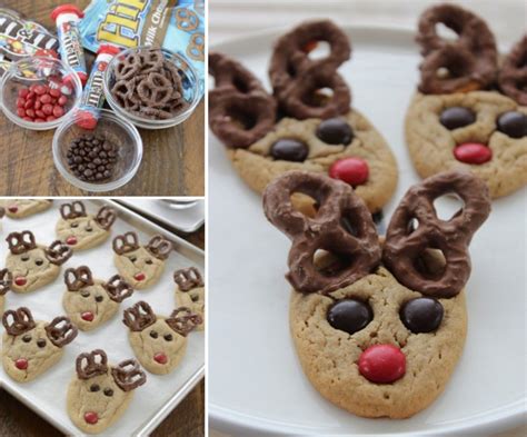 After coloring and cutting out the gingerbread man and fox, fold them so they stand up and i would make a display of this writing along with their paper decorated gingerbread men. Peanut Butter Reindeer Cookies | Gingerbread reindeer, Reindeer cookies, Reindeer cookies recipe