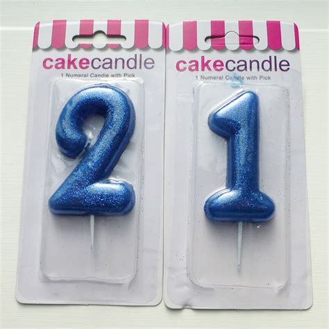 Happy Birthday Candle In Two Celebration Colours Photo On A Cake