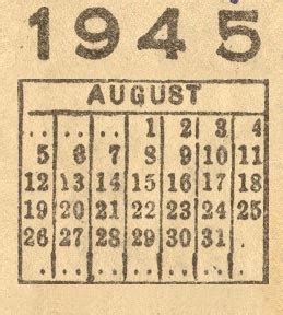 Jul 18, 2019 · on august 6, 1945, the american government decided to use the nuclear option, conducting atomic bombing of hiroshima, japan, the first nuclear strike of that size against any major city in any nation in the world. Dorothy's Diary: August, 1945