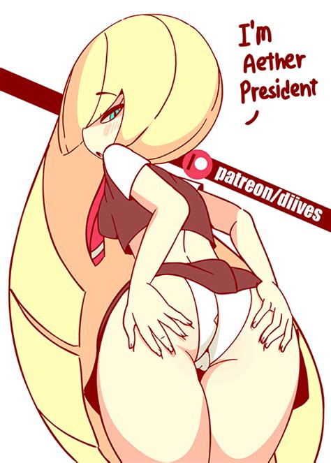 Lusamine Showing Off Her Panties Diives