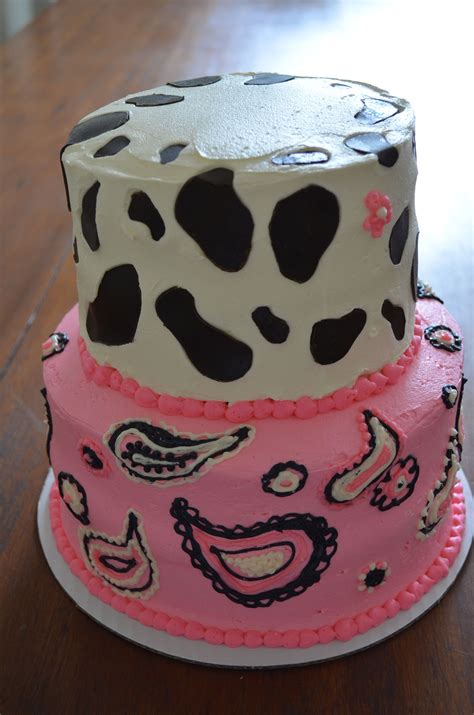 Cow Print Cake Thecakeshopmenu Cow Print Birthday Cowgirl Birthday