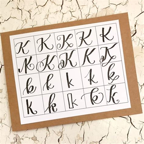 20 Ways To Write The Letter K By Letteritwrite • See Also The Video Of