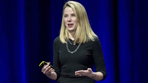 Marissa Mayer And The New Yahoo Logo Steve Lovelace