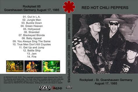 Funky Crime Perú Red Hot Chili Peppers Rockpalast 1985