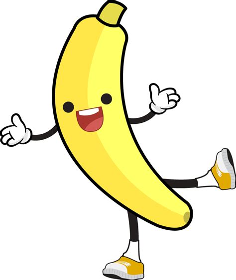 Banana Funny Clipart Fruit Clip Art