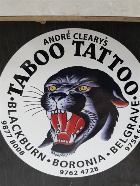 Taboo Tattoo Belgrave Tattoo Studio Tattoodo