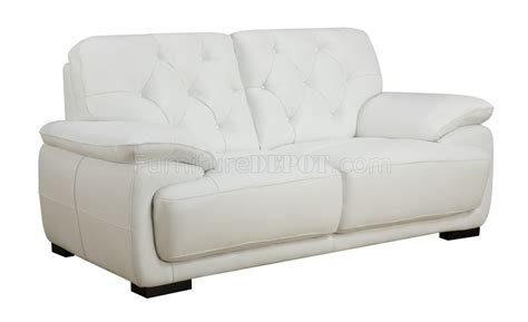 U1066 Sofa In Pluto White By Global Woptions
