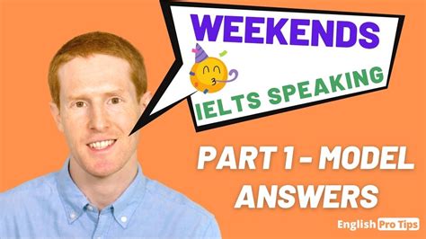 Ielts Speaking Weekends Model Answer Series Youtube