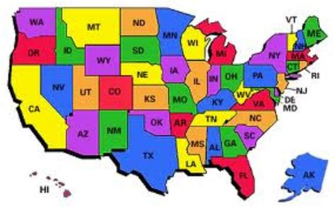 Abbreviations Of 52 States In America Hubpages