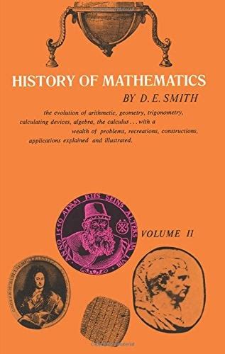 History Of Mathematics Used Book By D E Smith 9780486204307