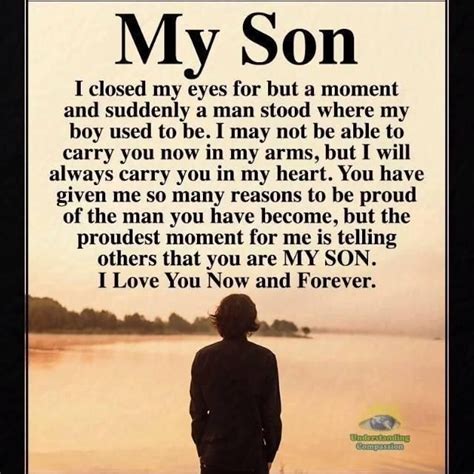 It is just not enough to buy a stock greeting card for your son to wish him a happy … Pin by Tilly van Tonder on Seun | Son quotes from mom ...