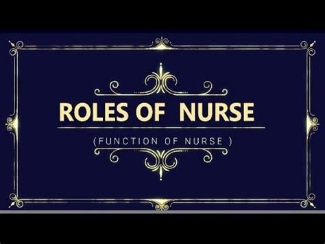After years of education and. ROLE OF NURSE AND FUNCTION OF NURSE (we are Nurses & Proud ...