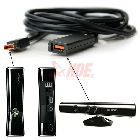 9ft 3m Extension Usb Wire Cable Cord For Microsoft Xbox 360 Slim Kinect