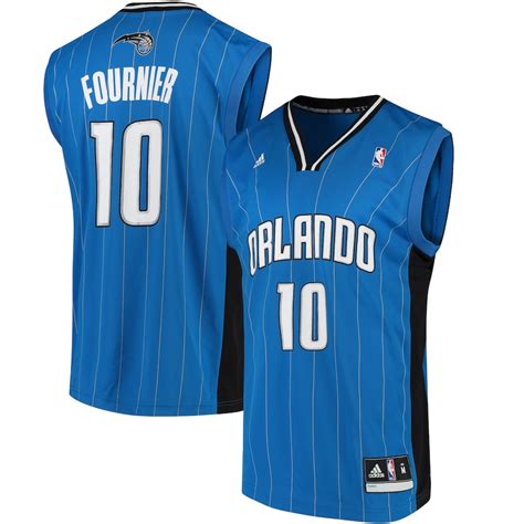 Adidas Orlando Magic Evan Fournier Blue Road Replica Jersey