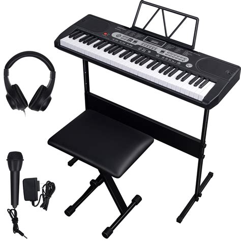 【けまで】 Digital 49 Keys Portable Electric Piano W Drum Pad， Recording， Rechargeable Battery