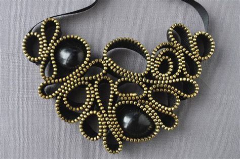 Jewelry From Lightning Make Handmade Crochet Craft Zipper Jewelry