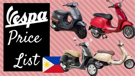 High to low sort by price: Vespa Motorcycles Price List in Philippines | Brand New ...