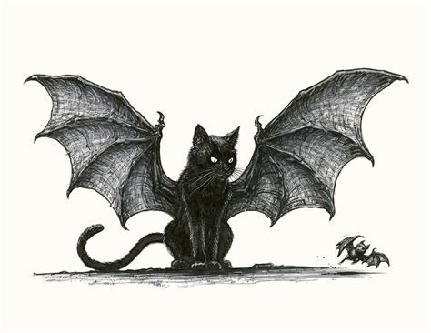 Cat Bat Etsy