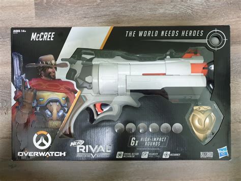 Mccree Nerf Rival Blaster Hobbies And Toys Toys And Games On Carousell