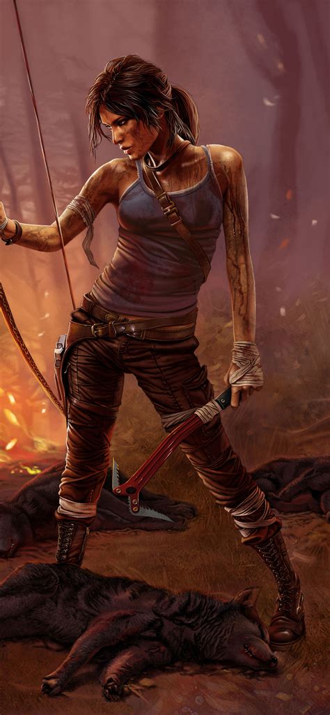 1125x2436 4k Lara Croft Tomb Raider Iphone XS,Iphone 10,Iphone X HD 4k ...