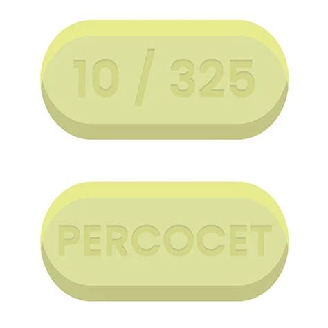 What Does Yellow Percocet Look Like Percocet Identification Guide