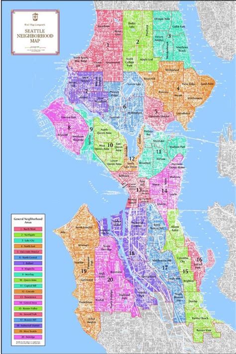 Zip Codes For Seattle Map Map Of World
