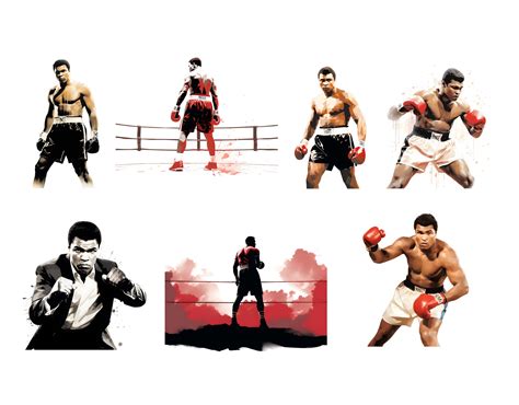 Muhammad Ali 16 PNG Bundle Muhammad Ali Cliparts Muhammad Ali Art