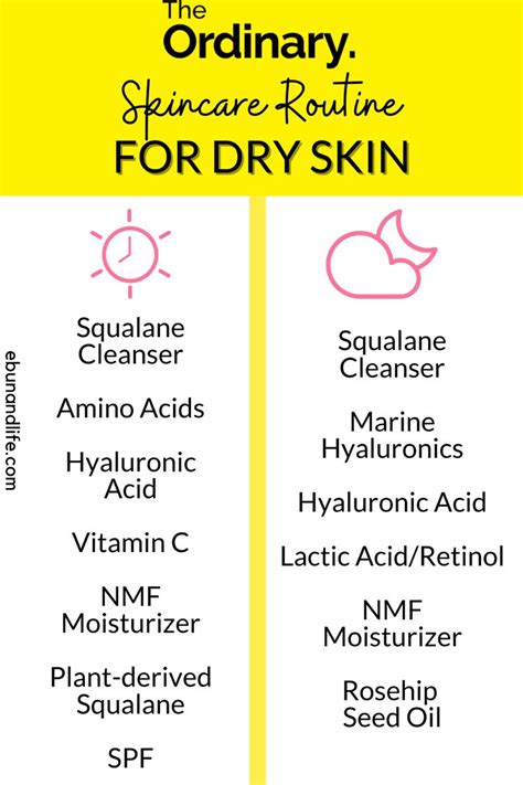 The Ordinary Skin Care Routine For Mature Skin Cosmetics With Images