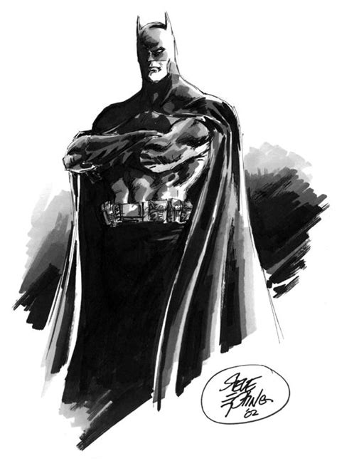 Batman Comic Art Batman Sketch Steve Epting In Gary Sellas Epting