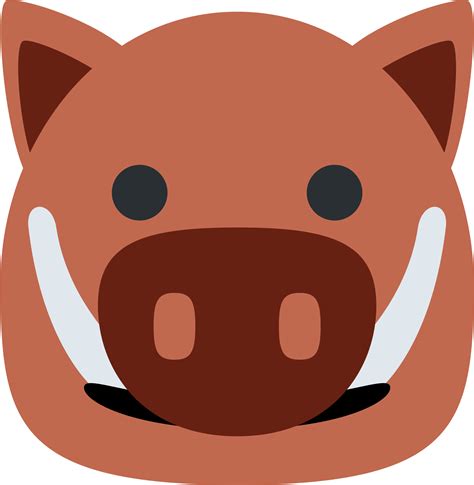 Boar Boar Emoji Clipart Full Size Clipart 3612121 Pinclipart