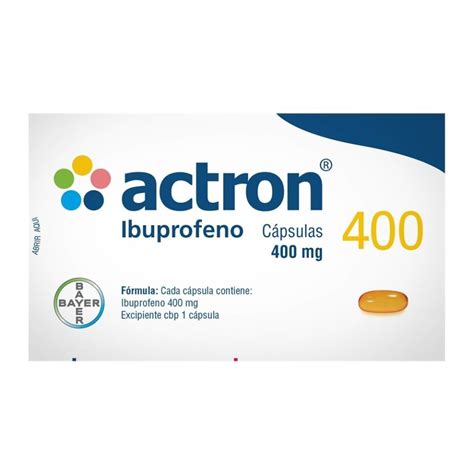 Actron 400 Mg 10 Cápsulas Walmart