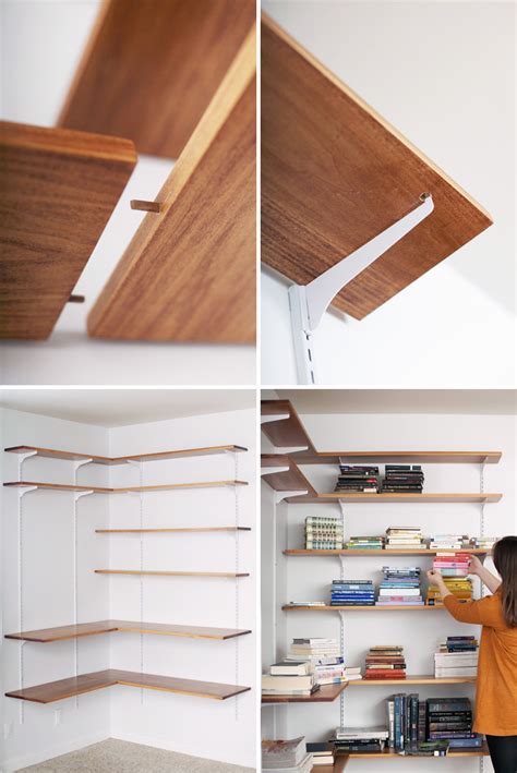 Build And Organize A Corner Shelving System A Beautiful Mess Diy