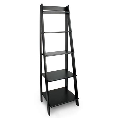 Tms X 4 Tier Shelf Ladder Bookcase Espresso Ladder