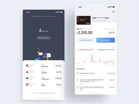 We're more than just a bank. Credit Card Management App by GGua for CoCo on Dribbble