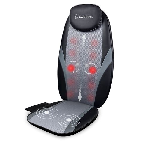 Comfier Back Massager With Heat Shiatsu Massage Chair Pad 2506 Wm