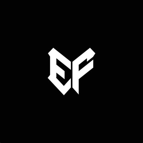 Ef Logo Monogram With Shield Shape Design Template Vector Art At Vecteezy