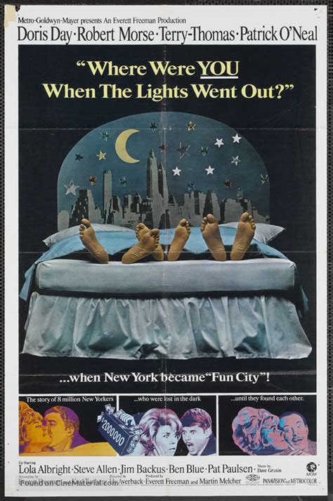 Where Were You When The Lights Went Out 1968 Movie Poster